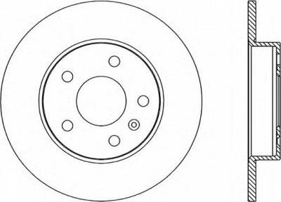 OPEN PARTS bdr181110 -  Тормозной диск